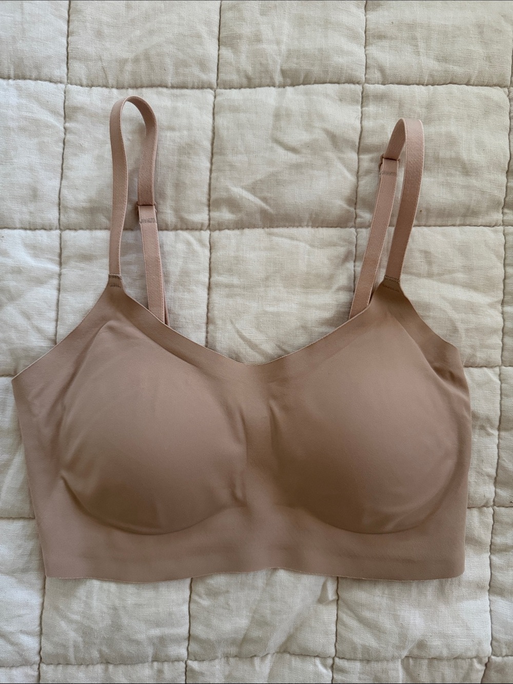 Seamless Wireless Comfort Bra in Nude